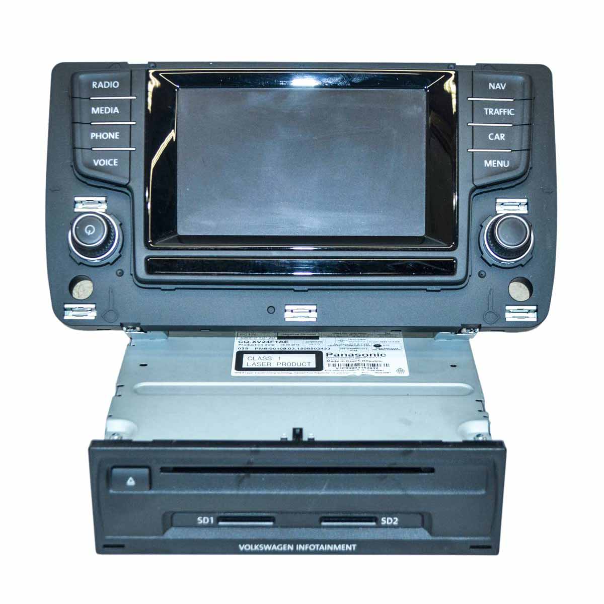 rádio + navigace (řídící jednotka a display) VW Golf VII 5G0 5G0919605D 5G0035846A