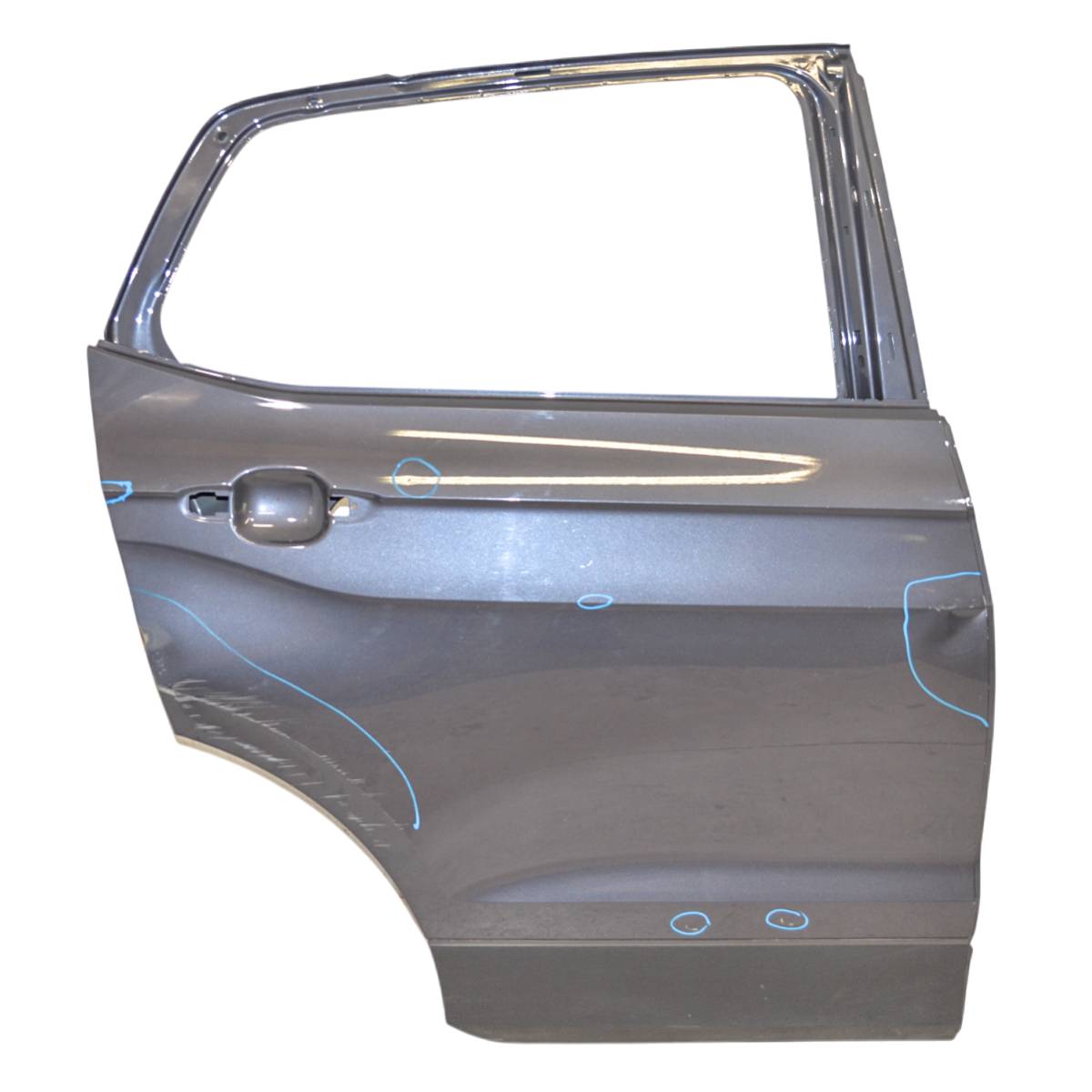 dveře zadní pravé - holé VW T-Cross 2GM 2GM833312G 2GM833052Q 2GM833052P - poškozené