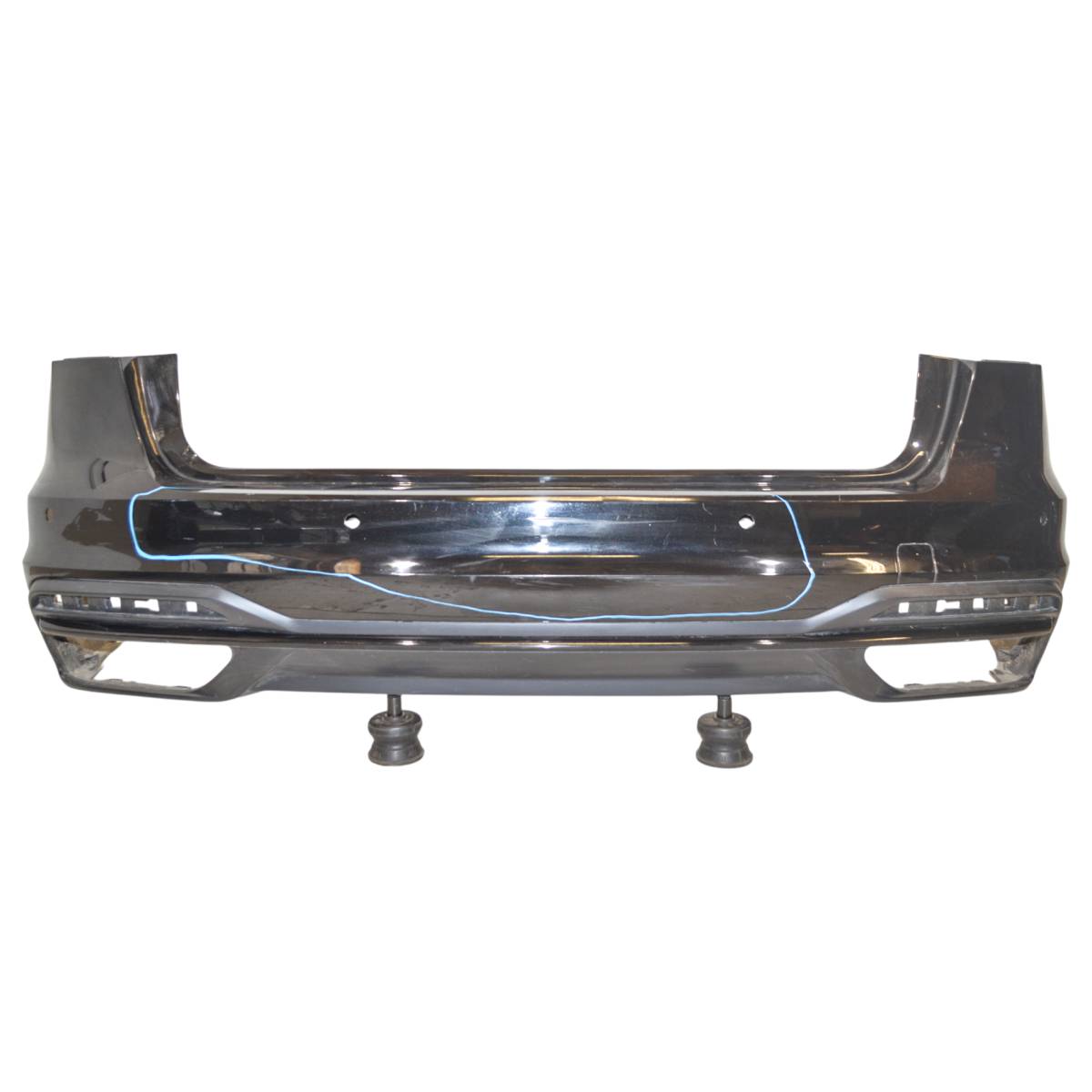 nárazník zadní - PDC, příprava pro TZ AUDI A4 8W0 lift combi 8W9807511T - poškrábaný lak