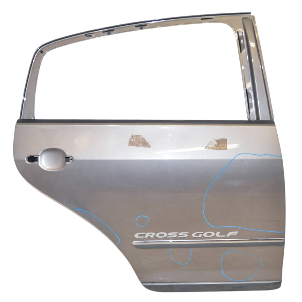 dveře zadní pravé - holé VW Golf VI Plus 5M0 Cross 5M0833302M - lehce poškozené