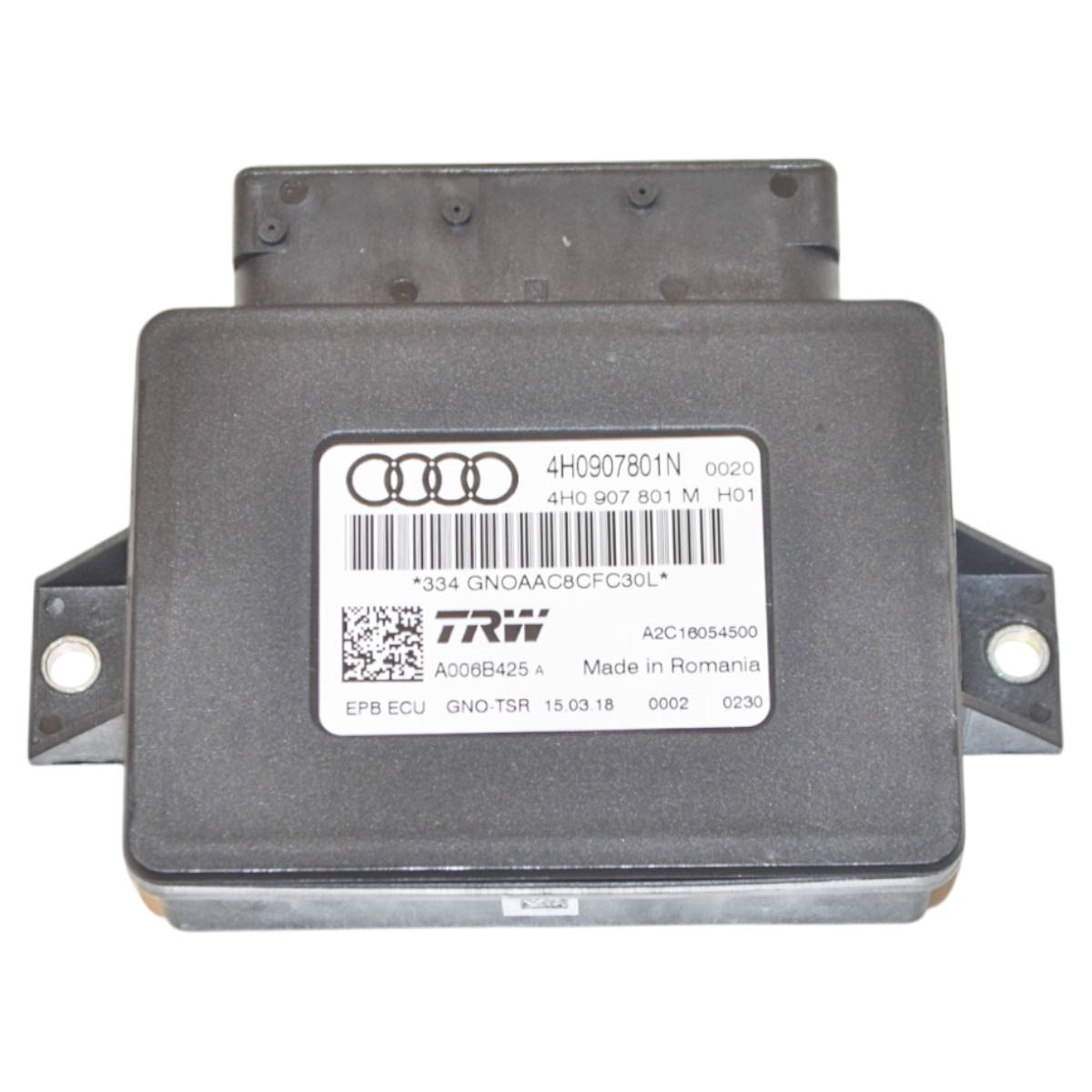 řídící jednotka elektromechanické parkovací brzdy AUDI A6 4G0 lift 4H0907801N