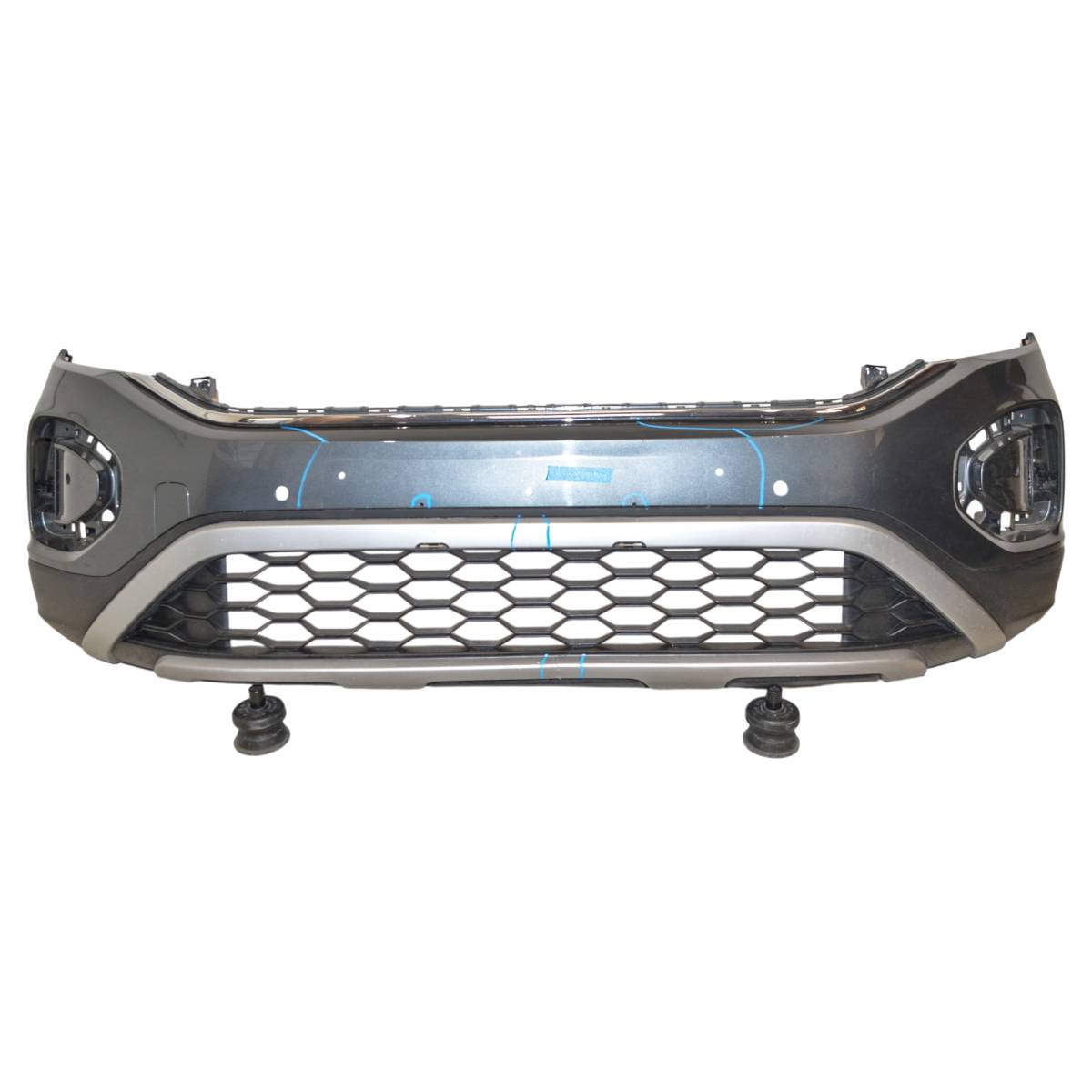 nárazník přední - PDC PA VW T-Roc 2GA lift 2GA807221Q 2GA807221S/AD/AE - poškozený
