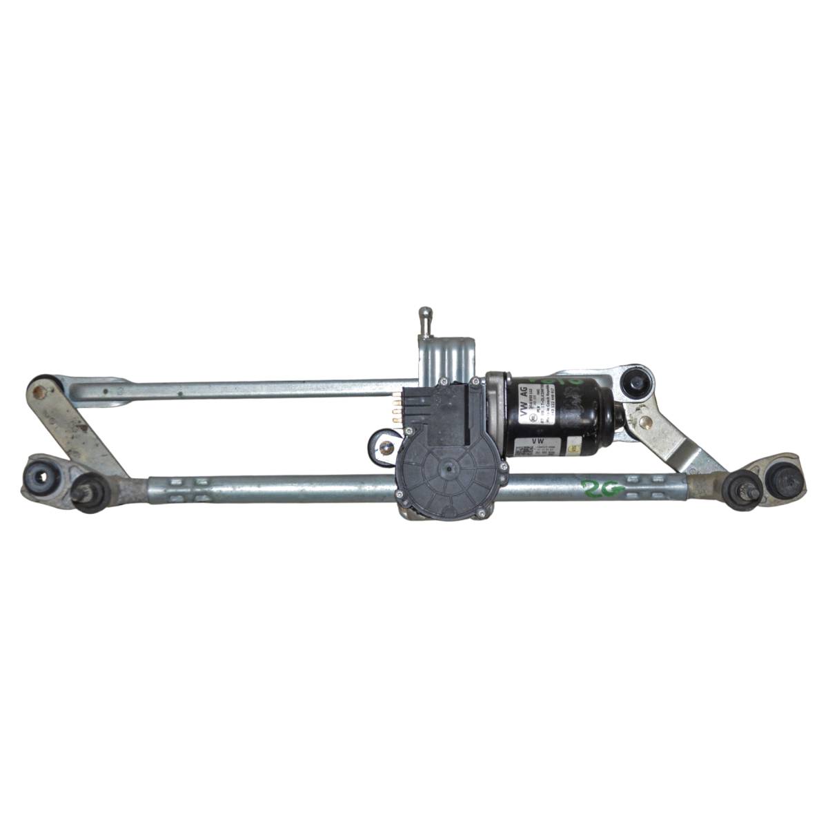 mechanismus stěračů VW Polo VI 2G0 2G1955023A - poškozený konektor