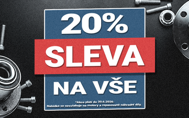 Akce! 20% na vše.