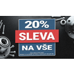 Akce! 20% na vše.