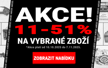 AKCE! 11-51% na vybrané zboží.