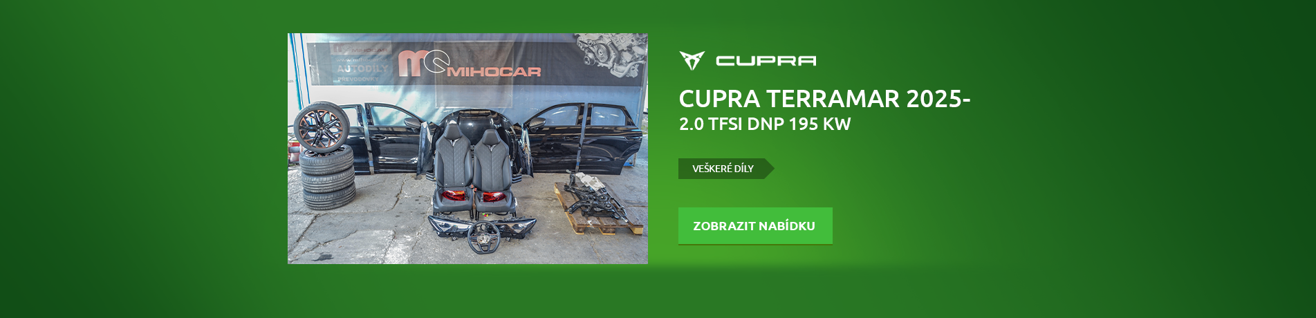 Náhradní autodíly CUPRA TERRAMAR 578 2025- CUPRA TERRAMAR 578 2025-