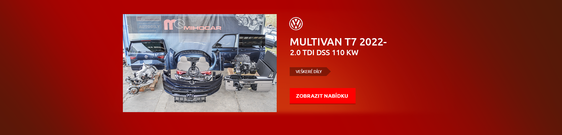 VW MULTIVAN T7 7T0 2022- 2.0 TDI DSS 110 KW VDB 7A LT5U